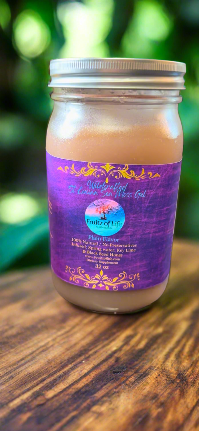 *Full Spectrum* aka purple St. Lucia Wildcrafted Sea Moss *Gel*