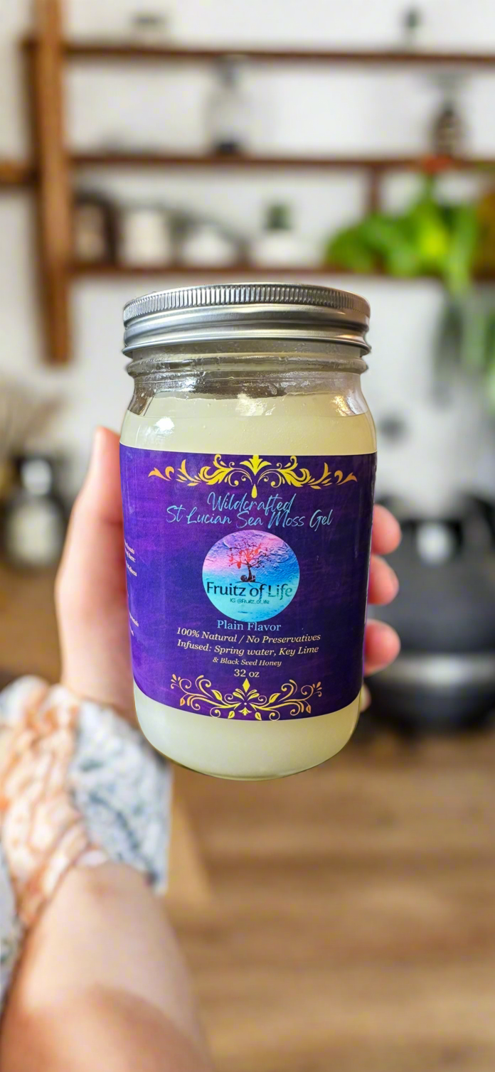 Gold St. Lucia Wildcrafted Sea Moss *Gel*