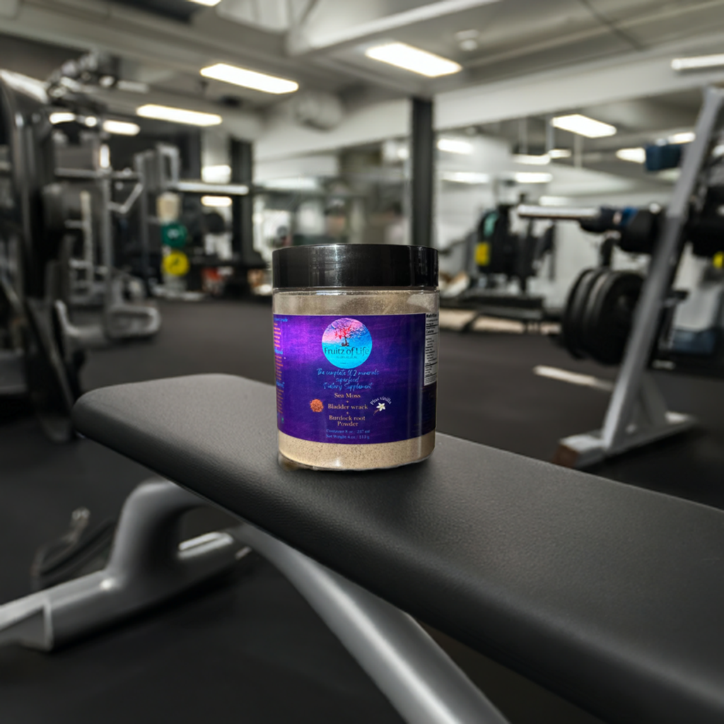 Sea Moss + Bladderwrack + Burdock Root Powder – 102 Mineral Superfood dietary supplement