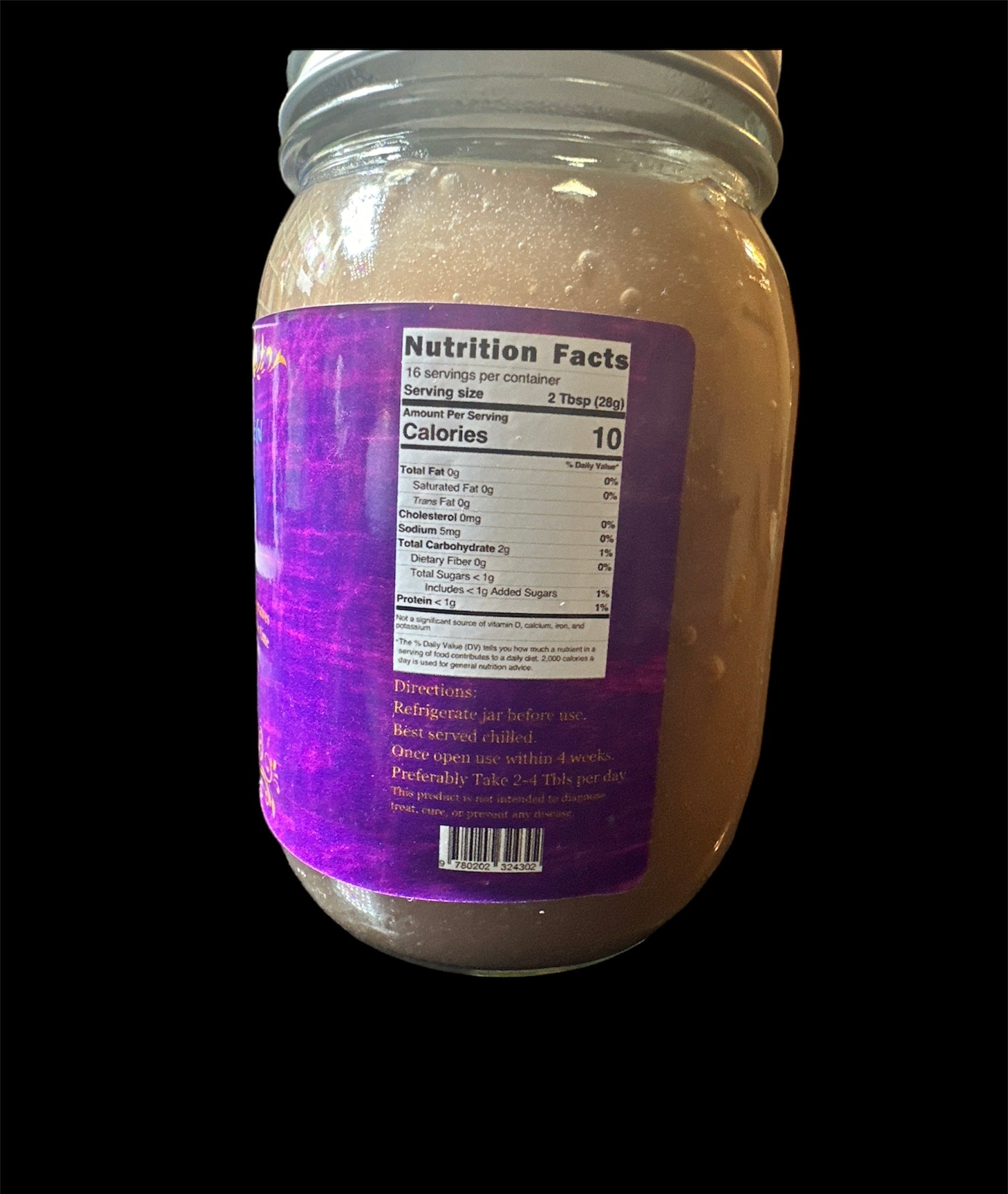 *Full Spectrum* aka purple St. Lucia Wildcrafted Sea Moss *Gel*