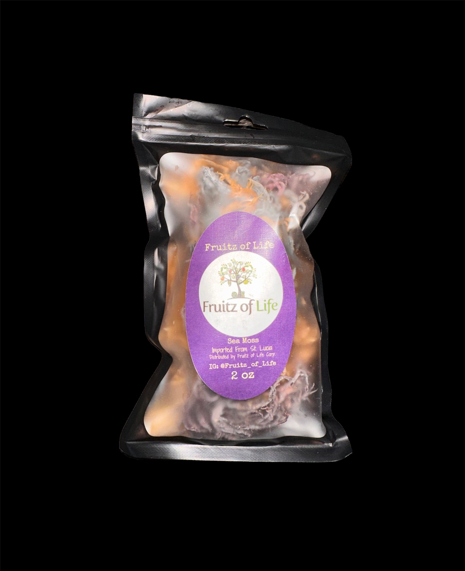 Raspberry Blueberry Full Spectrum  St. Lucia Wildcrafted Sea Moss Gel